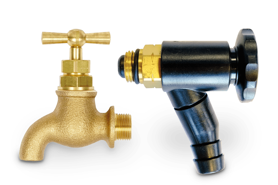 Faucets and outlet valves