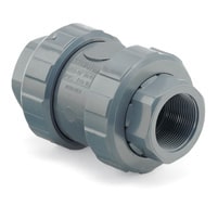 PVC check valves with spring