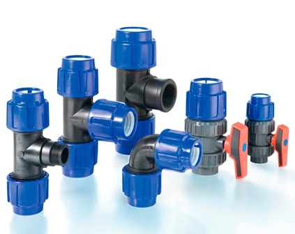 Cepex PP compression fittings