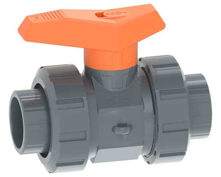 Ball valve type 542 PVC-U